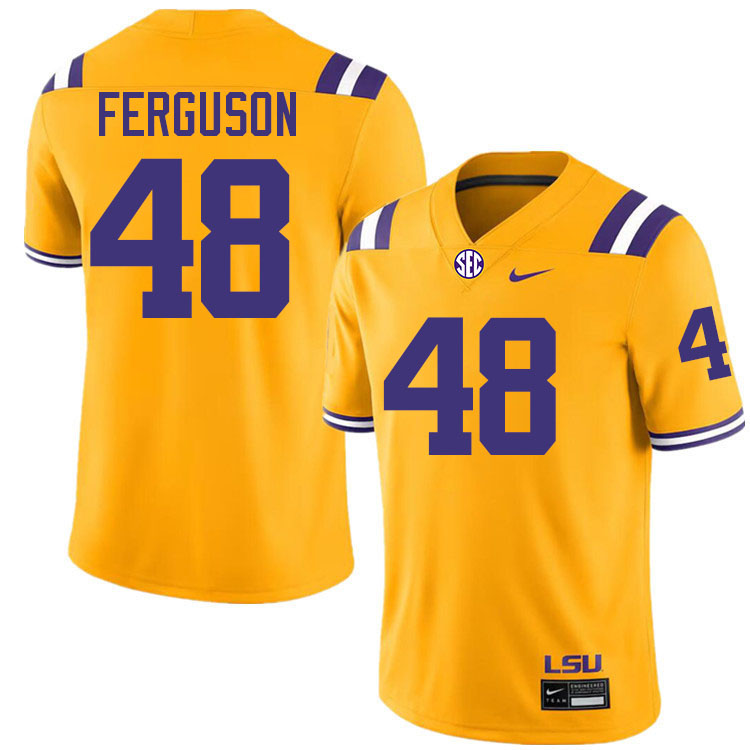 Blake Ferguson LSU Tigers Jersey,Louisiana State University Tigers Football Jersey-Gold